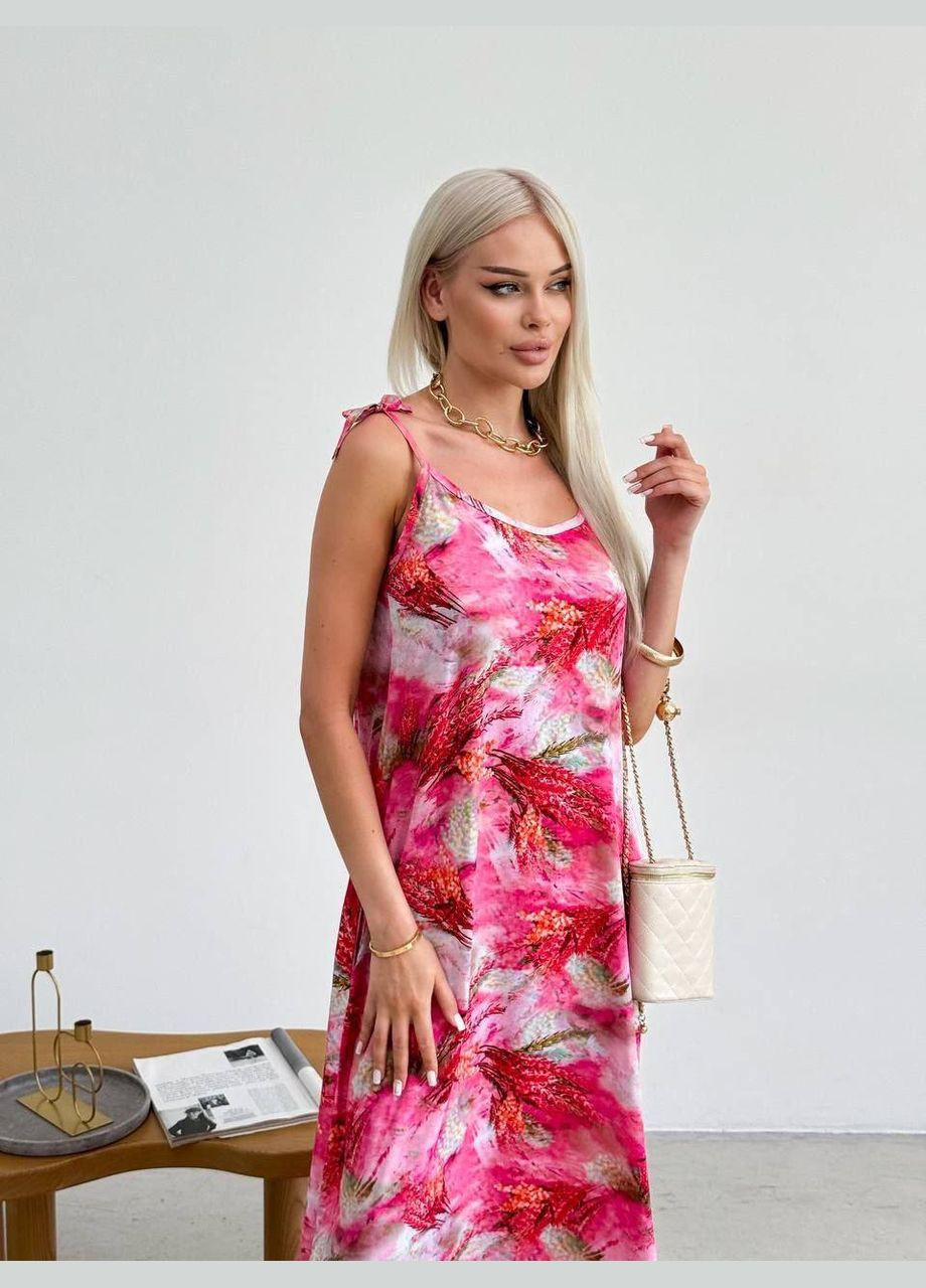 Летний женский женское платье макси Style Point с абстрактным узором