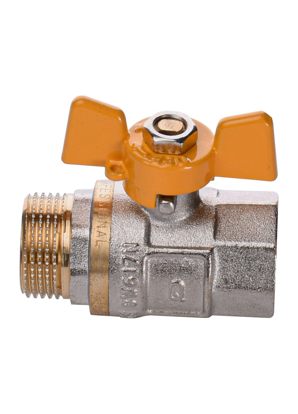 Кран кульовий прямий Q PROFESSIONAL 3/4″ ЗВ ЖБ PN40 QP152 Quality (299998289)