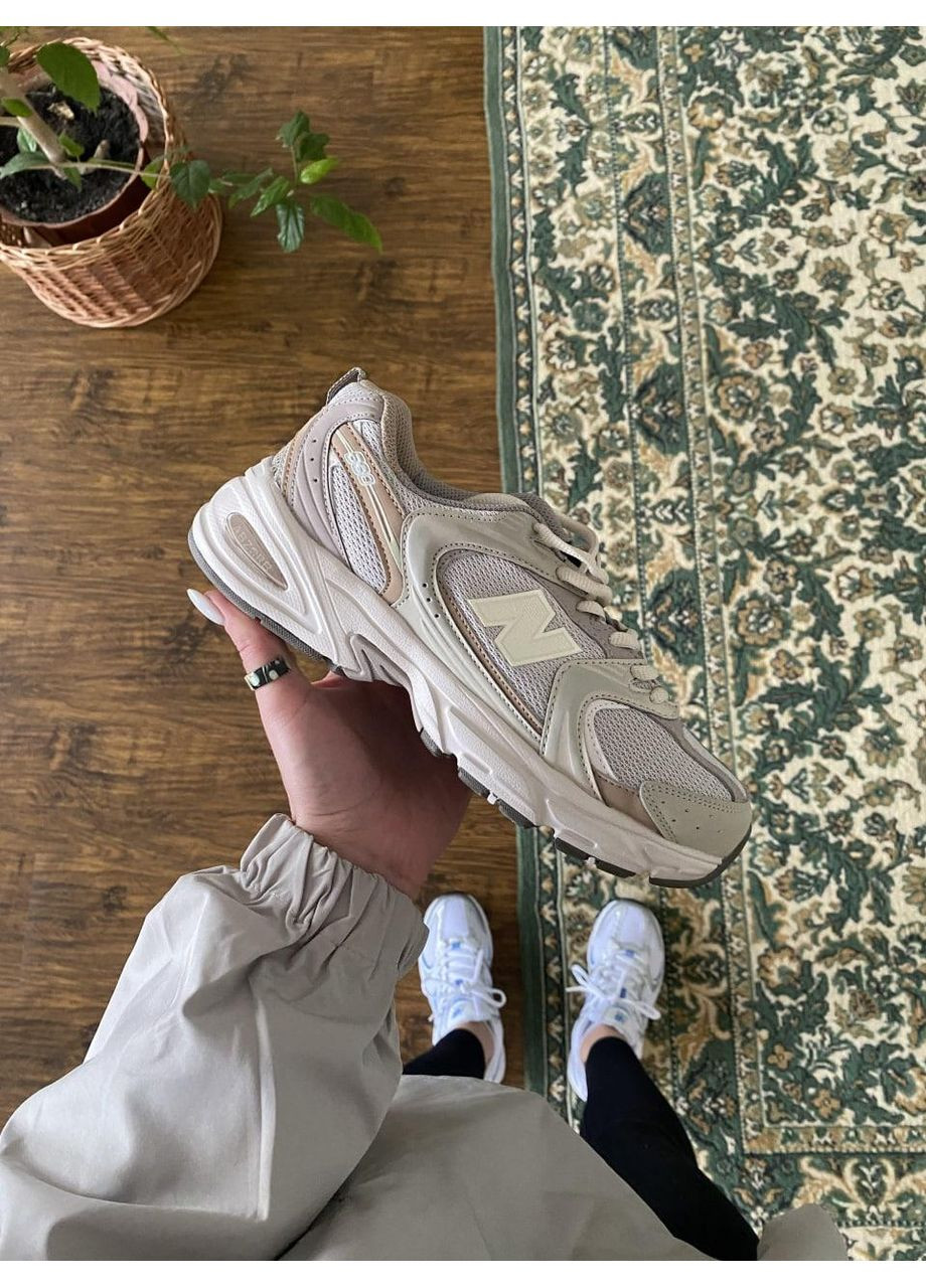 Бежеві Осінні кросівки чоловічі new balance 530 beige brown нью беланс 530 No Brand