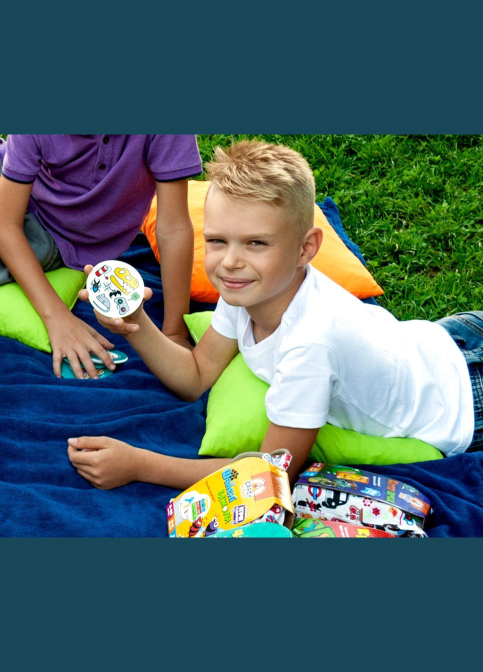 Дитяча настільна гра в мішечку "Хлоп! Хвать!" VT8077 13, 56 карток Vladi toys (364126474)