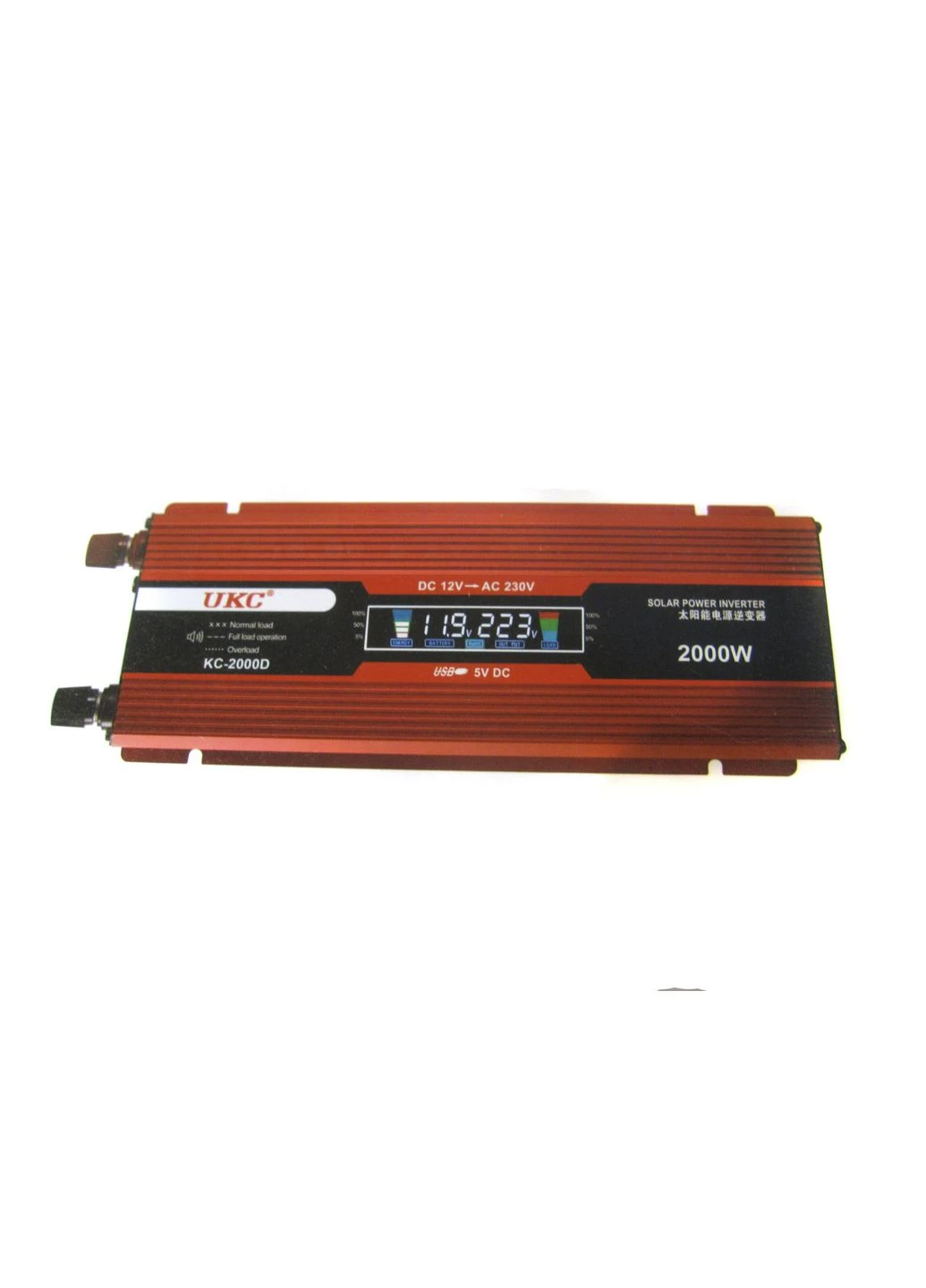 Оригінал! Перетворювач UKC авто інвертор 12В-220В 2000W LCD KC-2000D AeroStream (400169208)
