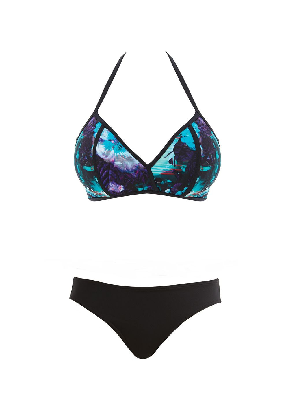 Комбінований літній купальник роздільний 3959/3871 топ, халтер Freya Atlantis