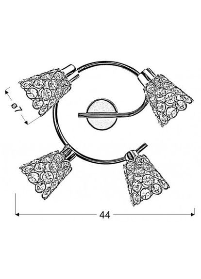 Люстра GLOSSY (98-00484) Candellux (361313458)