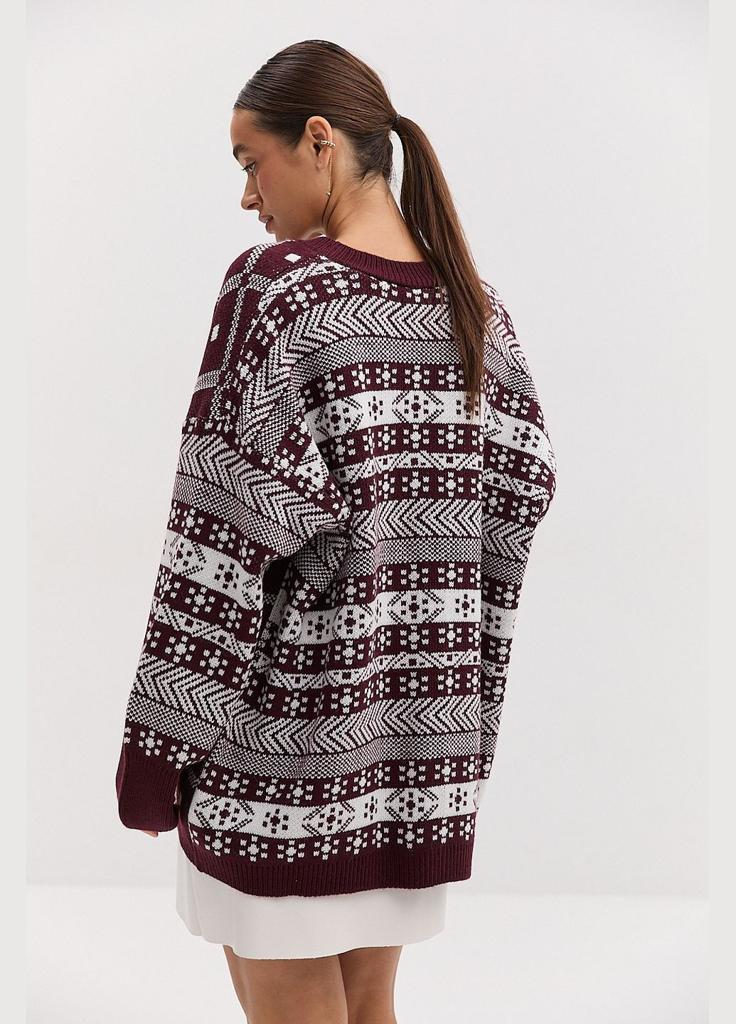 Бордовый кардиган Arjen