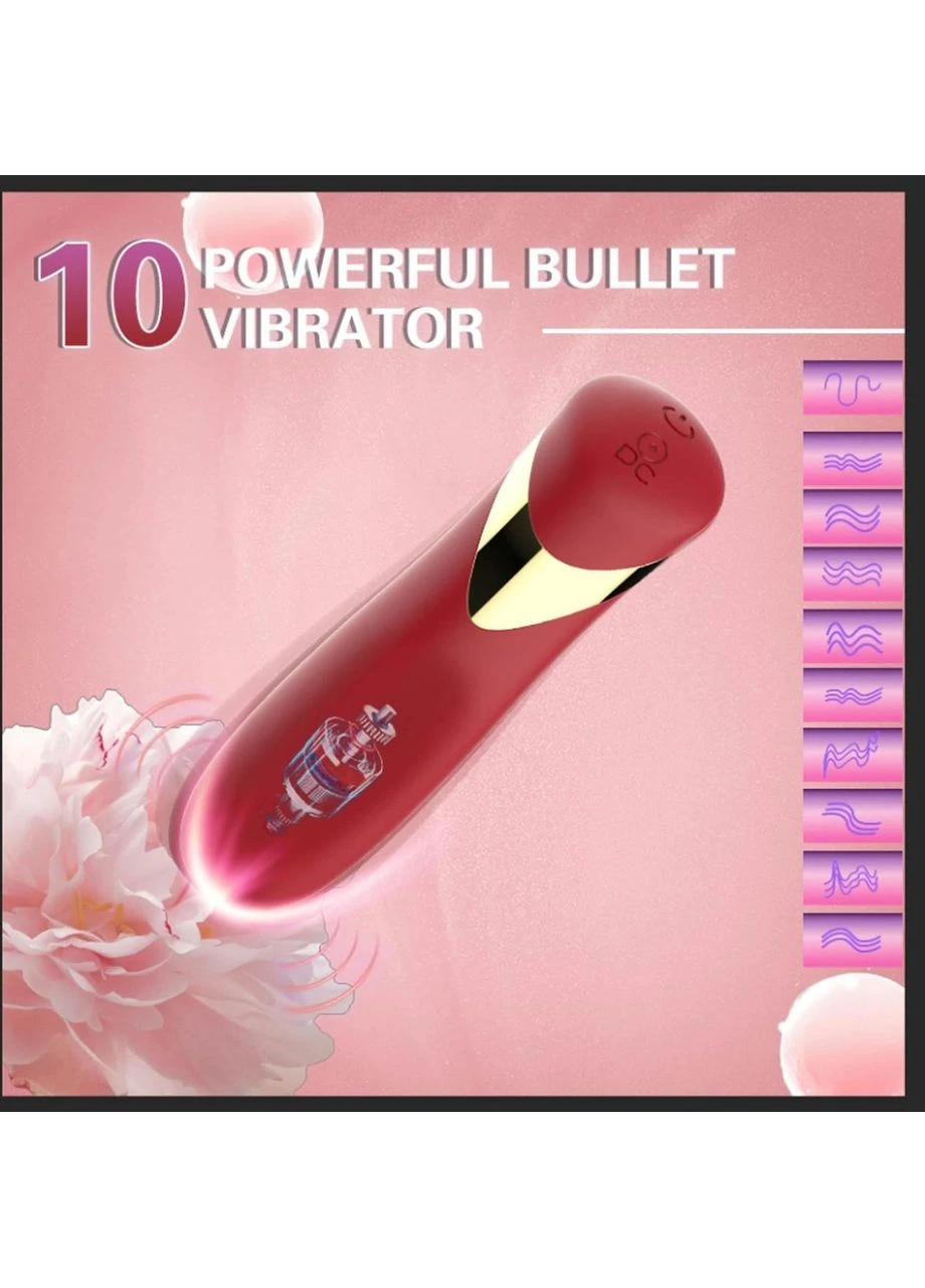Міні-вібратор - Lipstick Bullet Red Boss Series (383084375)