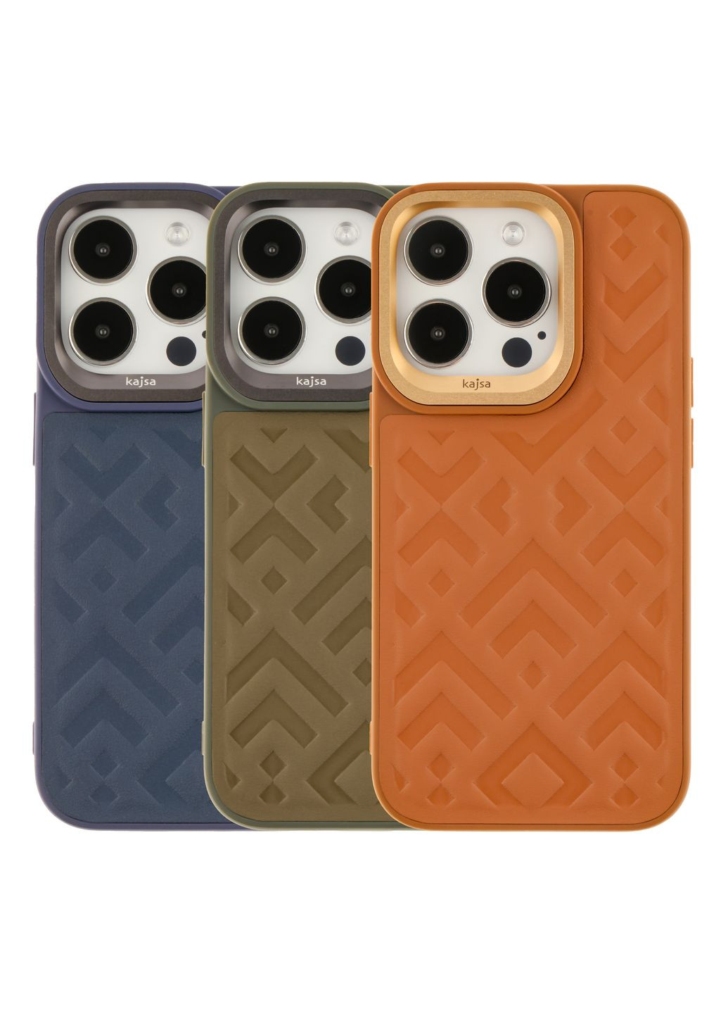 Чохол Briquette Collection Rhombus для iPhone 14 Pro Brown Kajsa Apple iPhone 14 Pro 2022 (335874838)