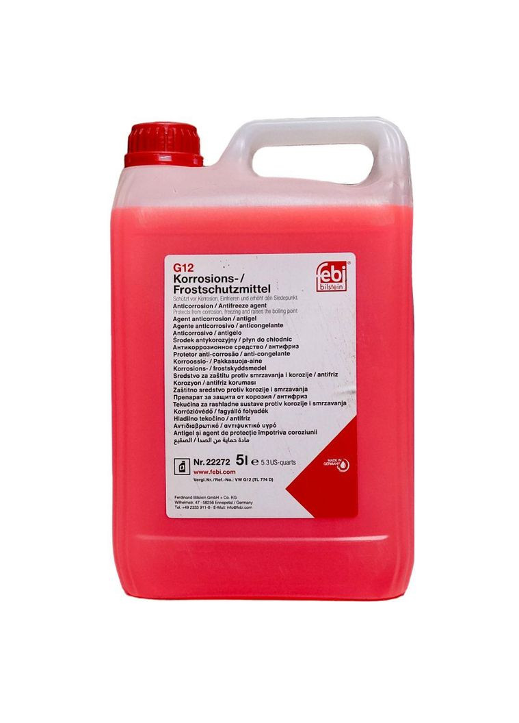 Антифриз-концентрат G12,, 5 л Febi Bilstein (360876252)