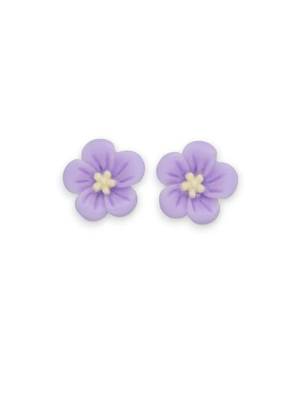 Сережки дитячі кліпси для вух без пробивання вуха "Квіткова Пишність" ніжно рожеві Liresmina Jewelry (289533641)