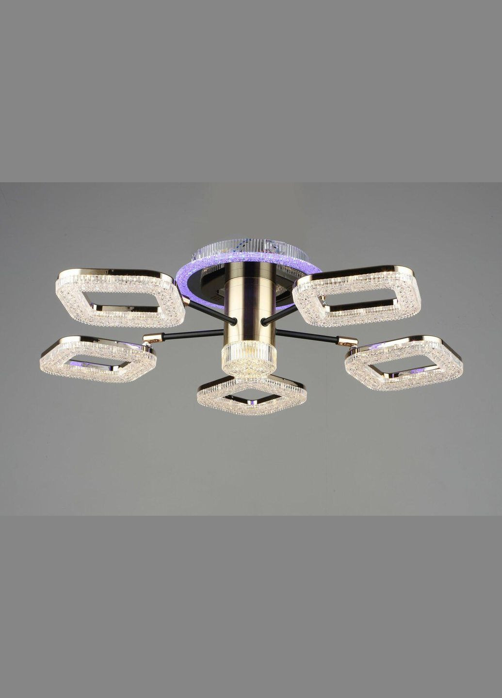 Люстра світлодіодна акрилова B YH1003/5 BK+GD Sirius (342069951)