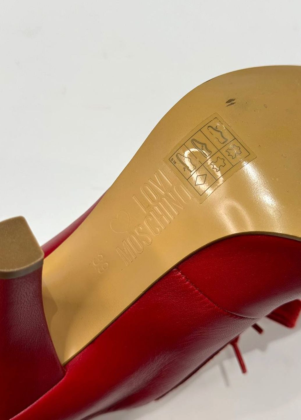 Moschino Love Туфли красный з, италия — демисезон (349329656)