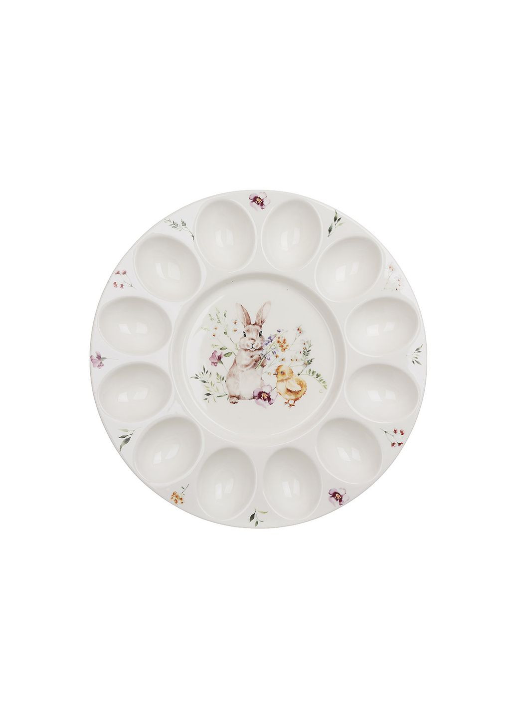 Тарелка для яиц (12шт) Весенняя история D26.5*2.4см No Brand (316219458)