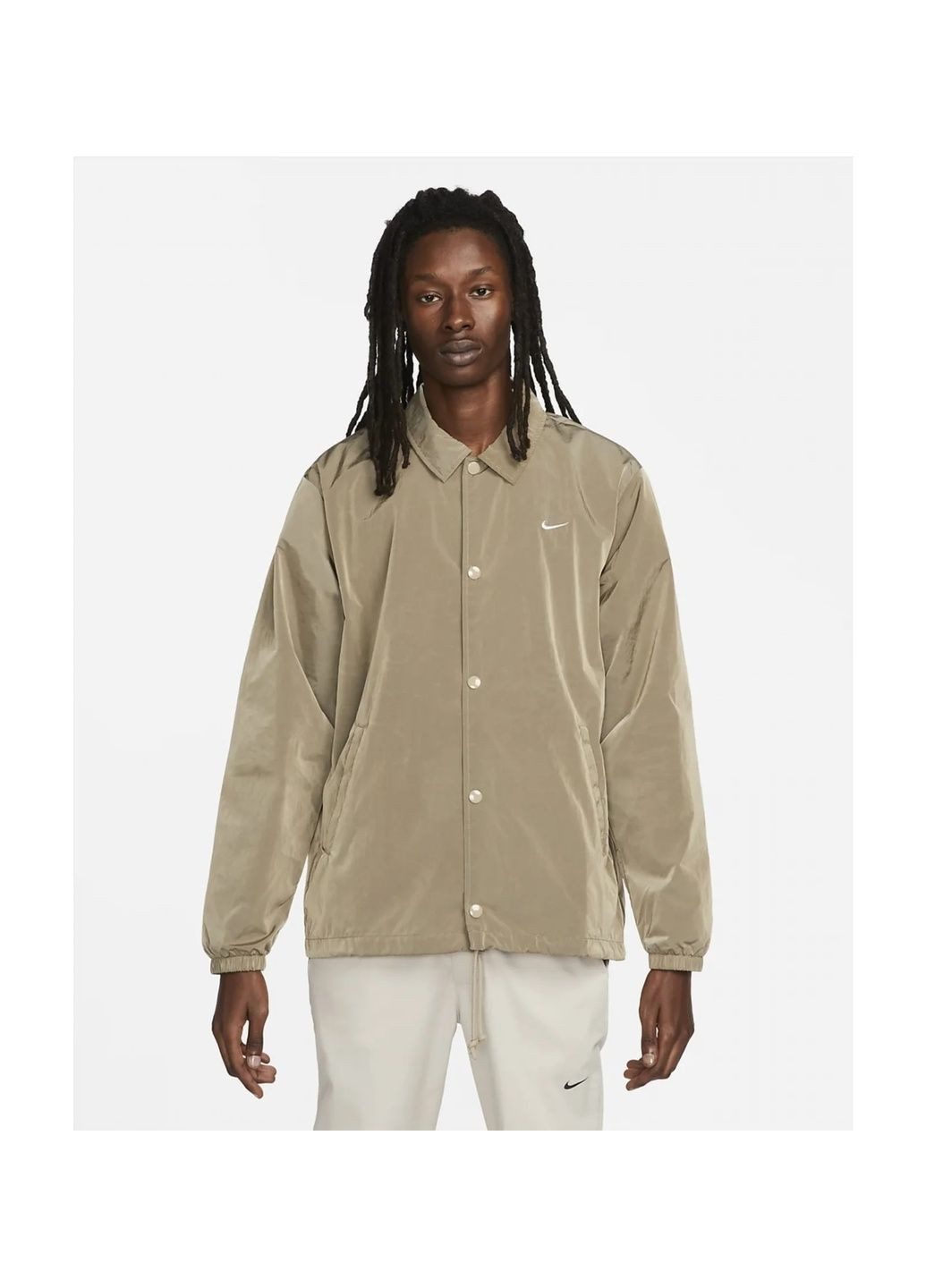 Бежева куртка чоловіча sportswear authentics beige dq5005-247 Nike