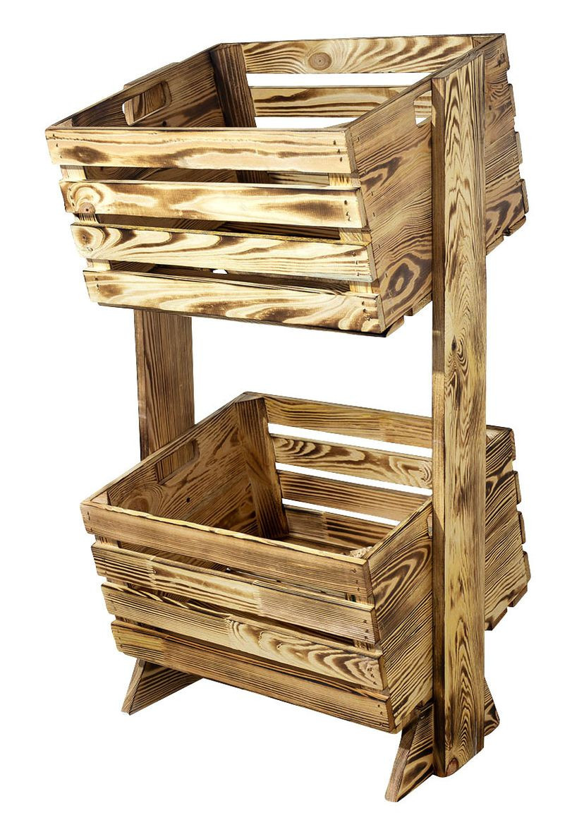 Стелаж для овочів і фруктів з дерева Гритіш бенгала (ЯХТ-015327) No Brand (327844981)