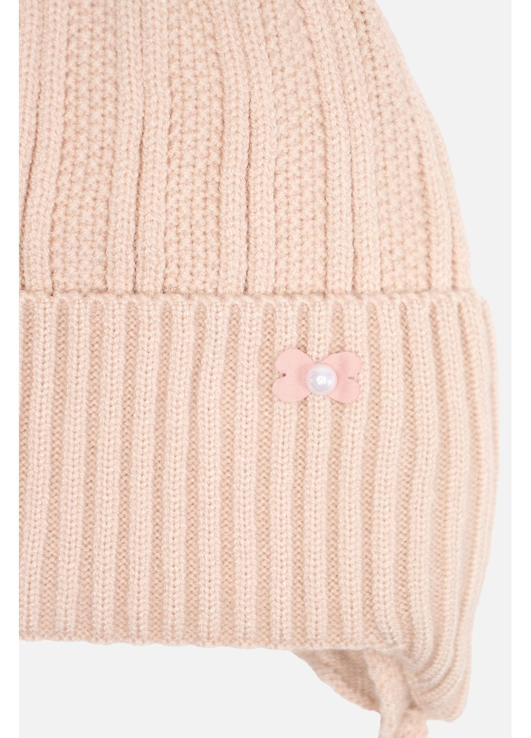 Шапка для дівчинки колір бежевий CB-00286591 Kraft (365588851)