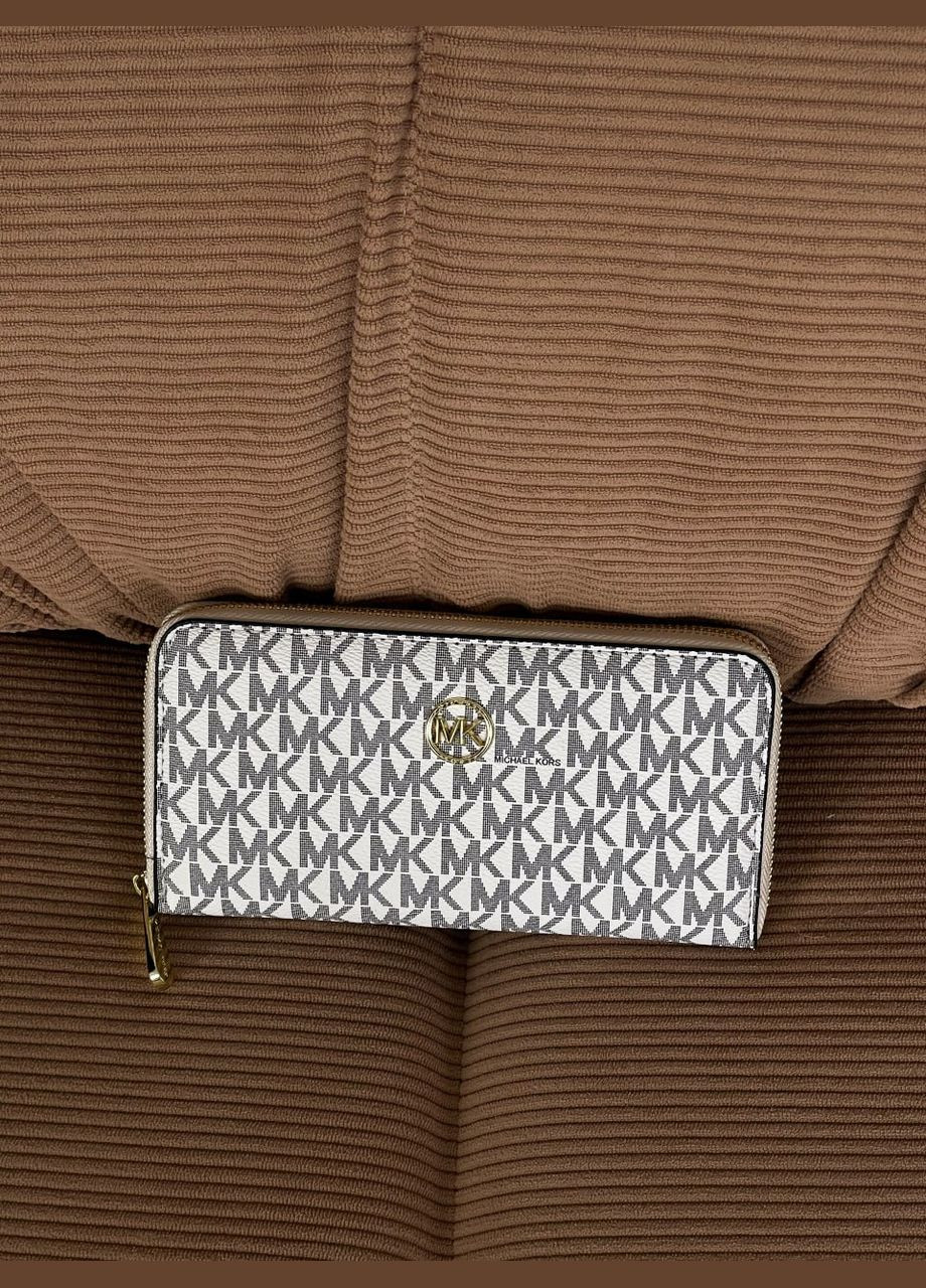Гаманець жіночий Майкл Корс великий логотип білий No Brand (317843139)