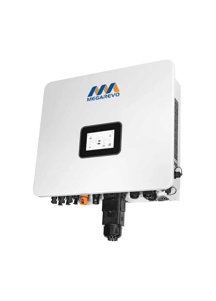 Гібридний однофазний інвертор для сонячних панелей 10kW R10KL1DA-G2S 2 MPPT WiFi (42-00239) MEGAREVO (382766499)