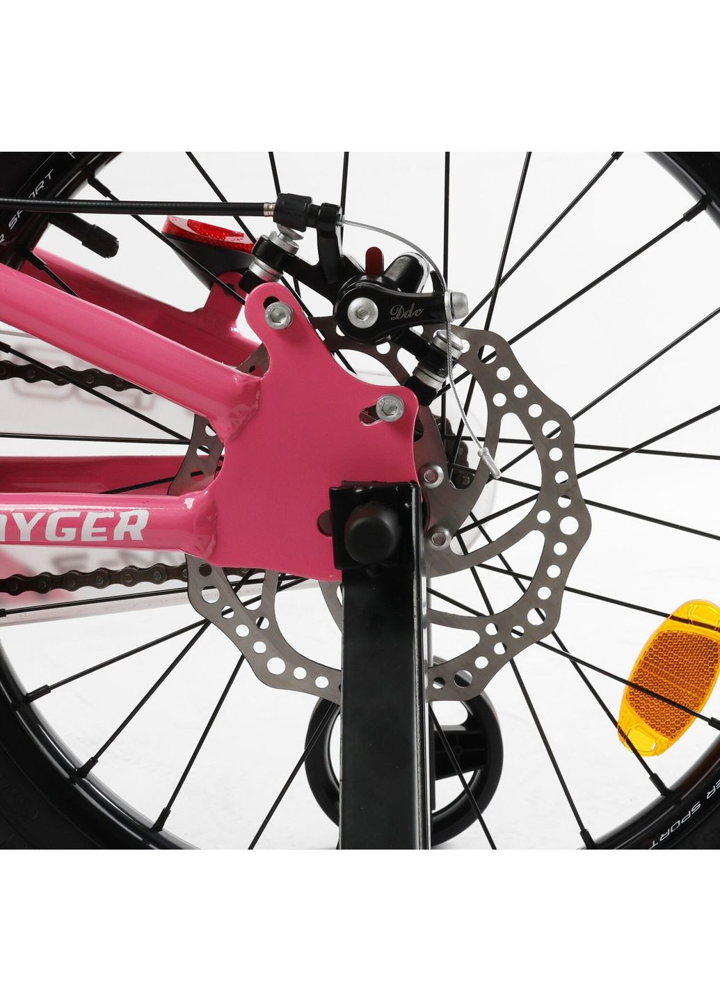 Детский двухколесный велосипед 18" дюймов TAYGER TG-402 алюминиевая рама 1 скорость. Pink (176837) Corso (361385132)