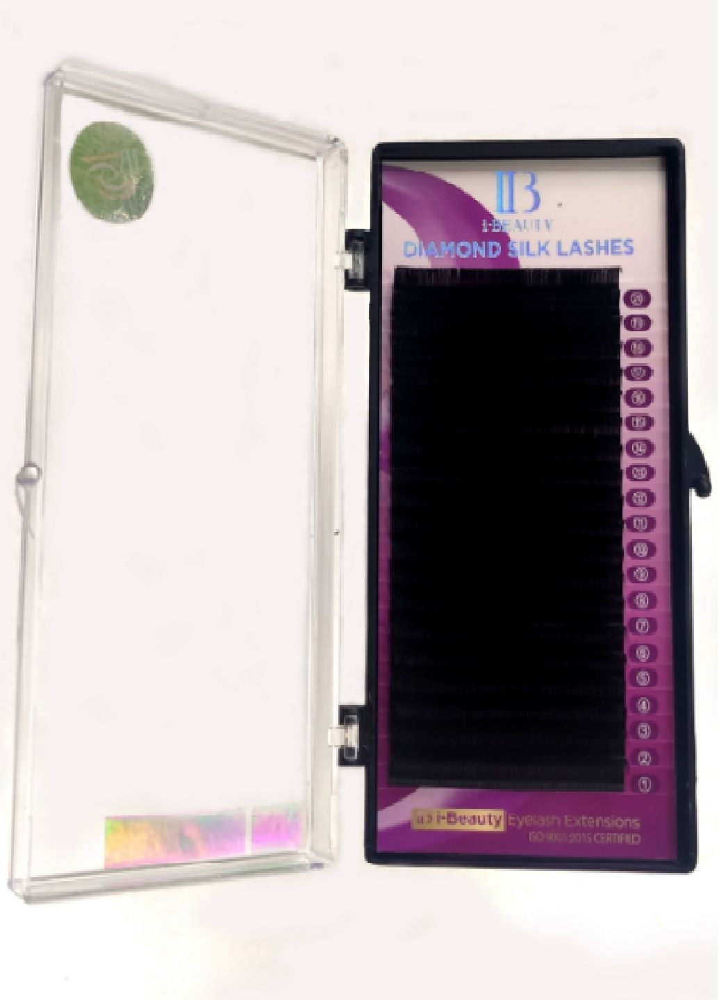 Ресницы Diamond Silk черные одна длина СС 0,05-13 мм I-Beauty (322863811)