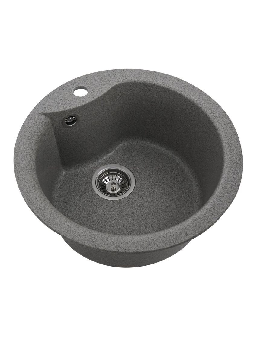 Гранитная мойка для кухни 480 TURAS серая Valeso (336938528)