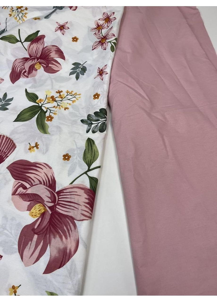 Постільна білизна Оазис корал., ранфорс Евро розмір, наволочки 70/70 No Brand (364219929)