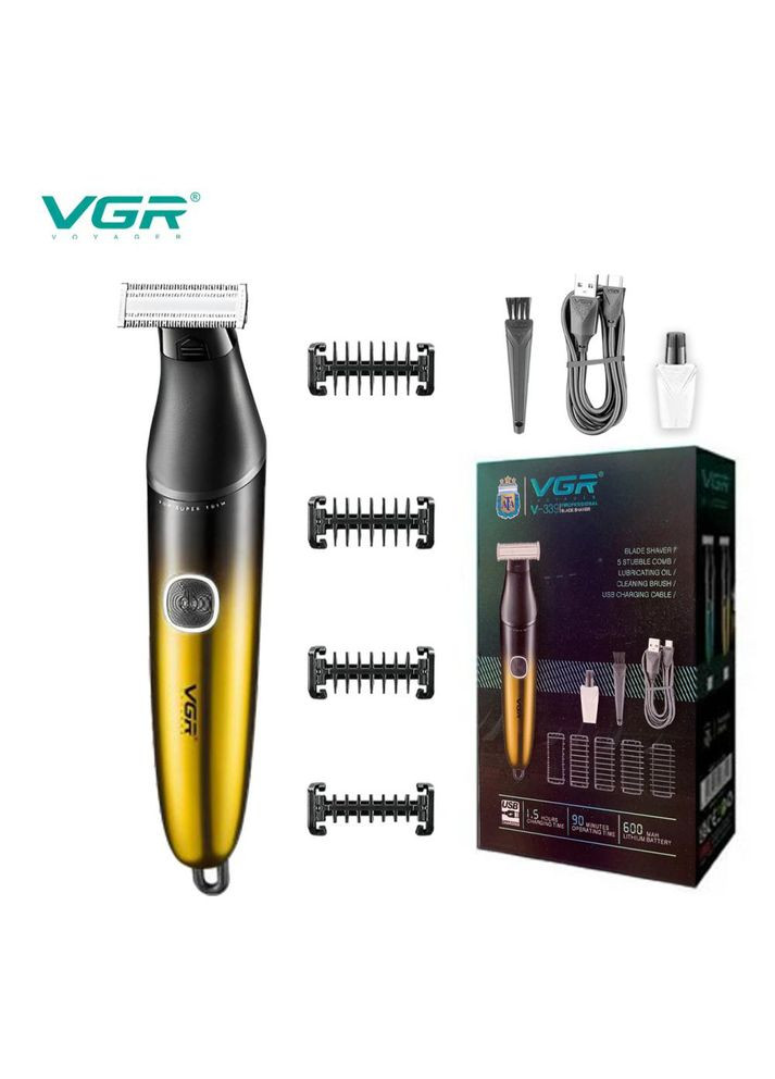 Бритва-триммер для стрижки бороды и усов V-339 GOLD VGR (364664291)
