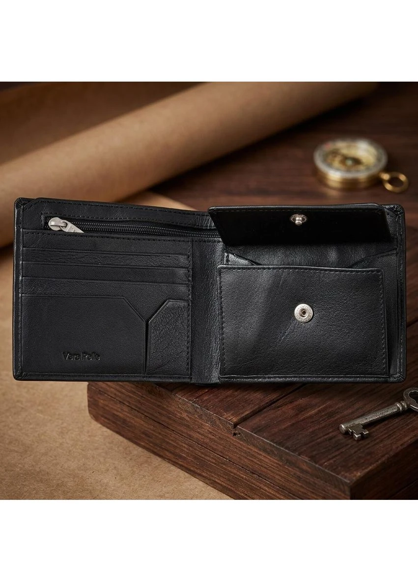 Чоловіче портмоне Cortina 5047 nero (90184) Чорне Tony Perotti (400686187)