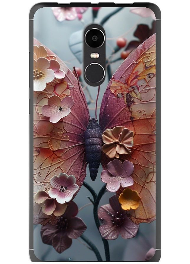 Силиконовый чехол 'Fairy Butterfly' для Endorphone Xiaomi Redmi Note 4X (285704043)