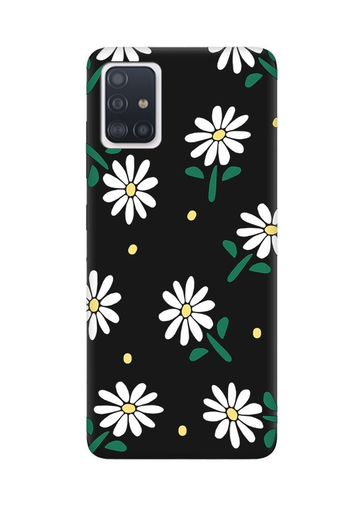Матовый чехол на Samsung Galaxy A71 / A715 Ромашки (принт 368) Creative (360699911)