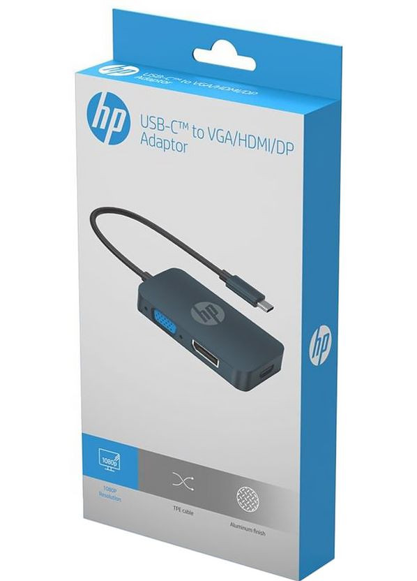 Перехідник USB3.1 Type-C --> DP/HDMI/VGA DHC-CT200 HP (372619720)