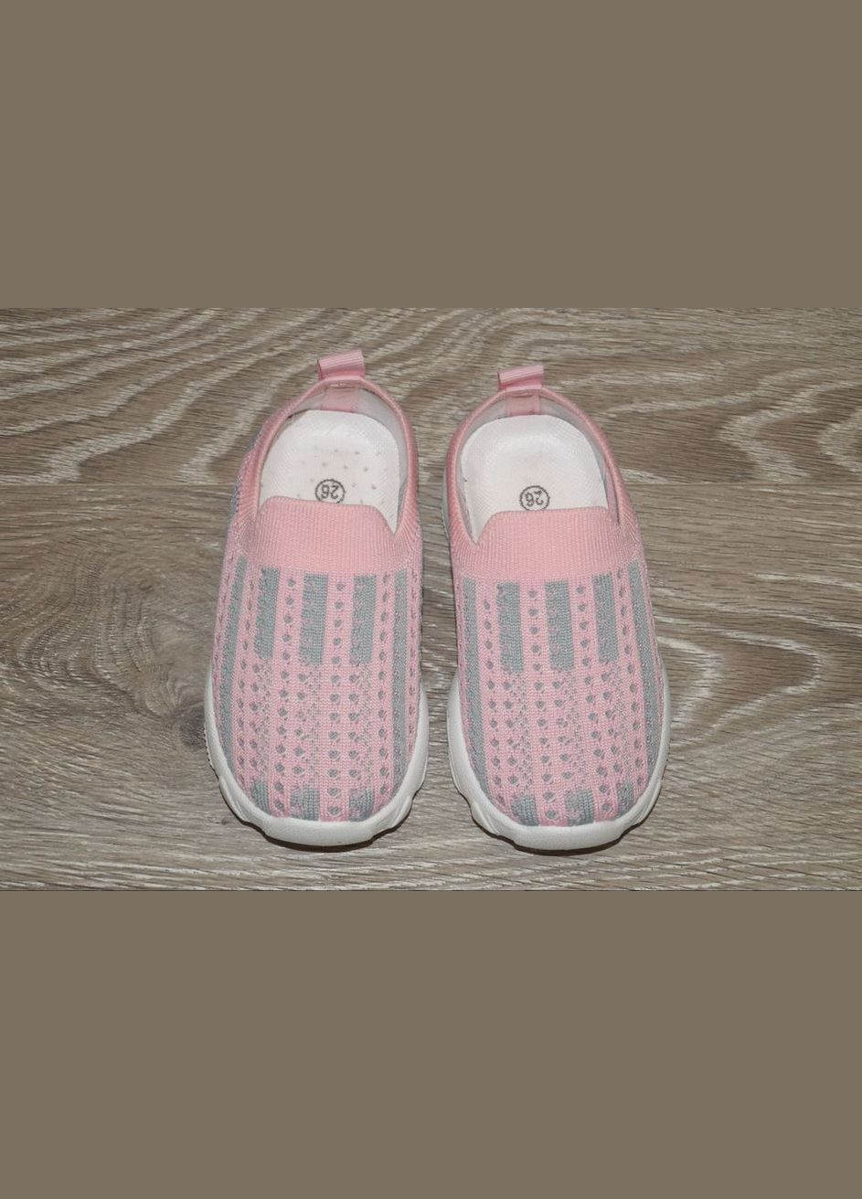 Розовые демисезонные кроссовки текстильные для девочки розовые М.Мичи