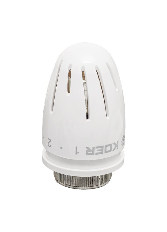 Комплект для подключения радиатора SET-15 - 1/2"x3/4" (прямой) с термоголовкой ЗЗ (KR3180) KOER (322003399)