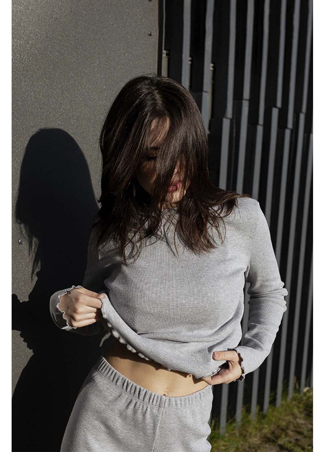 Серая женская пижама из кашкорса Perfect Female