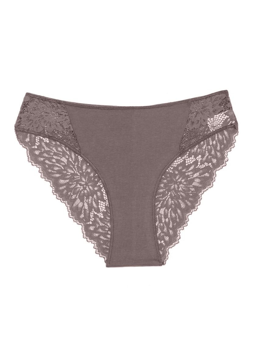 Набор женских хлопковых трусиков-слипов с кружевом, 5 шт, комфортная посадка, мягкий хлопок, базовые цвета, р. S-XL No Brand (330643852)