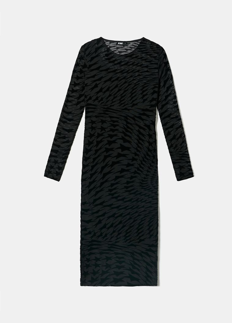 Черное платье Tally Weijl однотонное