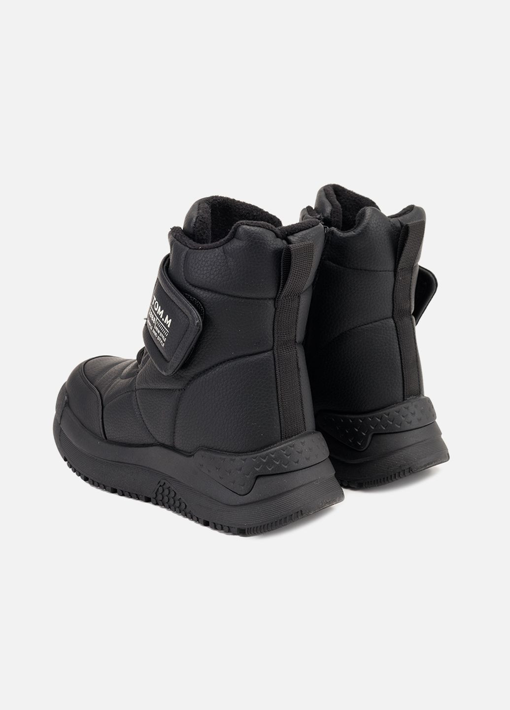 Черные зимние ботинки для девочки цвет черный cb-00260314 No Brand
