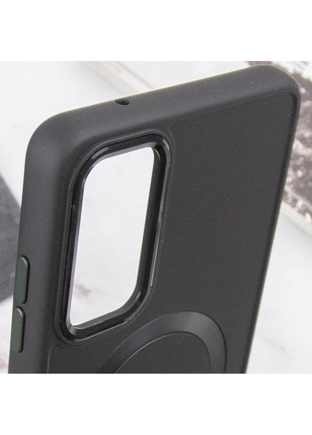 TPU чохол Bonbon Metal Style with MagSafe для Samsung Galaxy S22 Epik (293514203)
