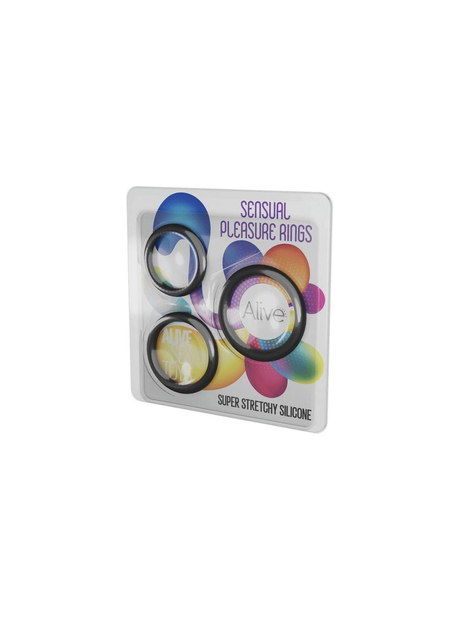 Набір рекційних кілець Alive Sensual Pleasure Rings Wooomy (303877498)