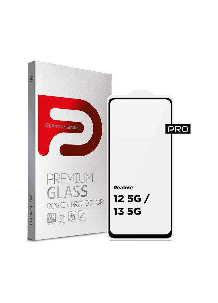 Скло захисне (m443737) ArmorStandart Pro Realme 12 5G / 13 5G Black (367068768)