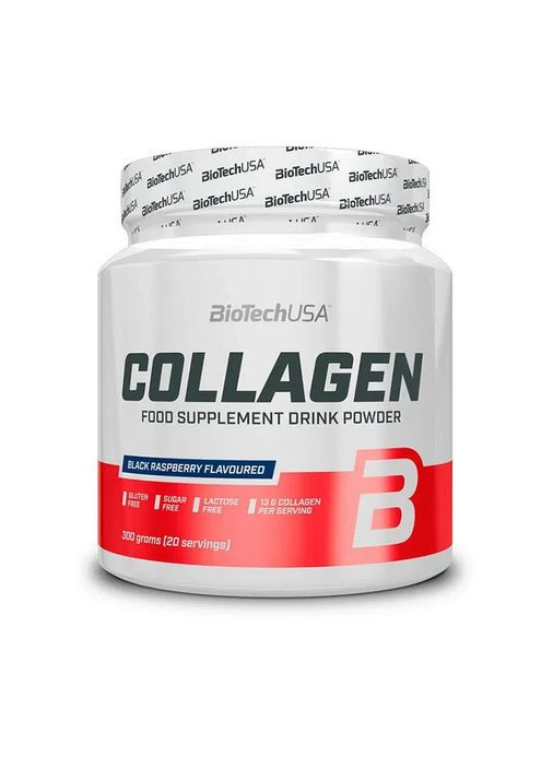 Колаген із гіалуроновою кислотою, колагеном і вітаміном С Collagen лимон 300 г Biotech (362027160)