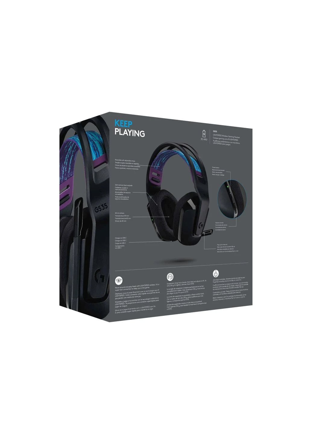 Гарнитура G535 Black (981-000972) Logitech (314777450)