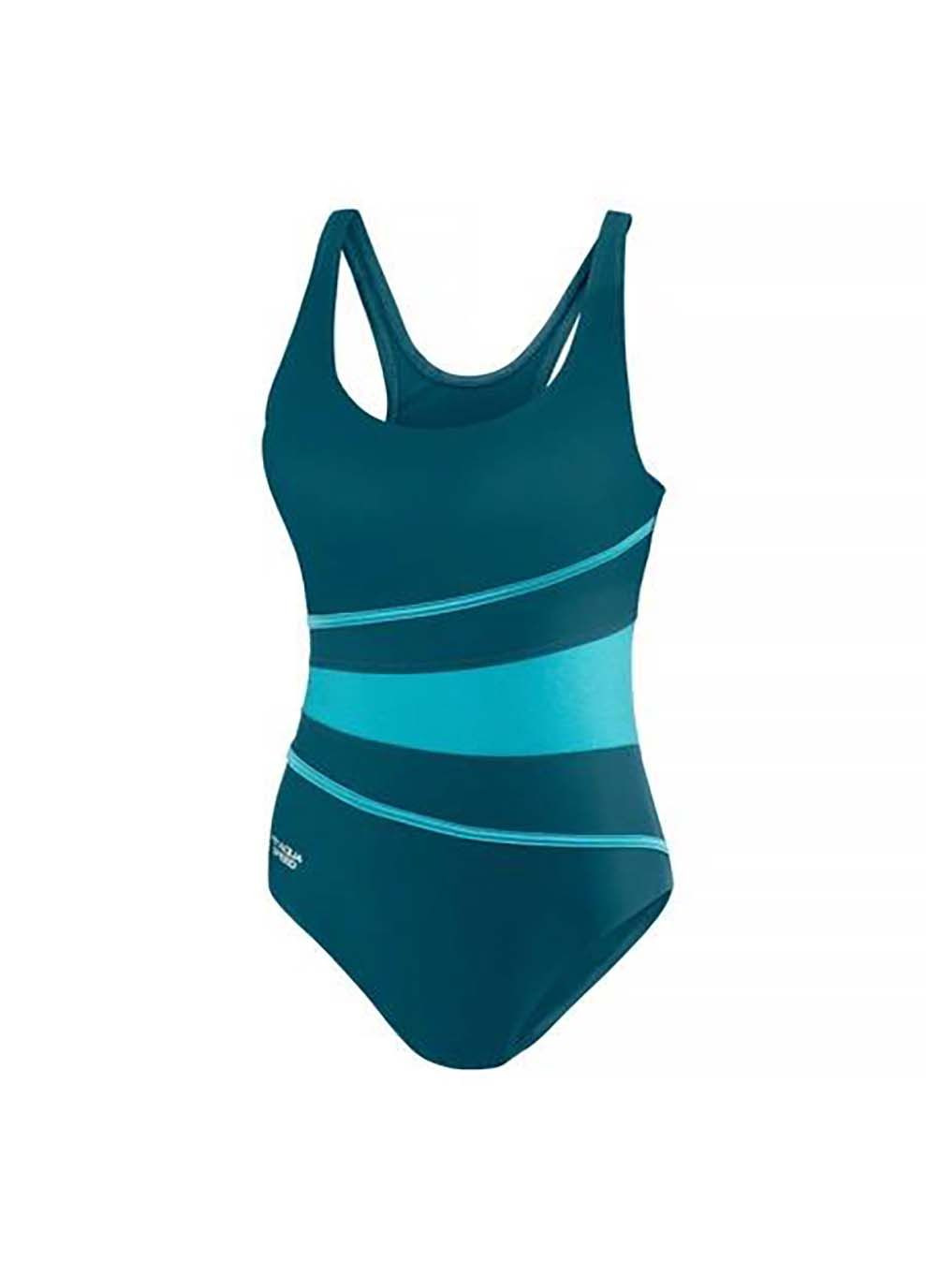 Зеленый демисезонный купальник закритий для женщин stella lady зеленыйский Aqua Speed