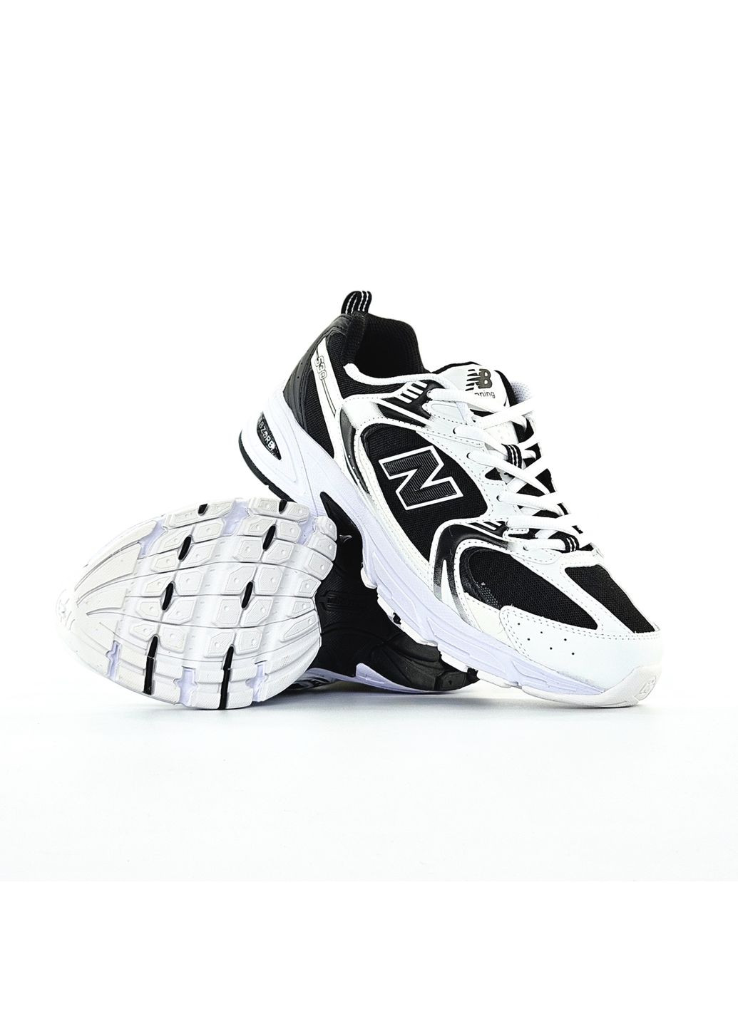 Кросівки жіночі і чоловічі New Balance 530 black white | Нью Беланс 530 чорно-білі No Brand чорно-білі демісезони (362561819)