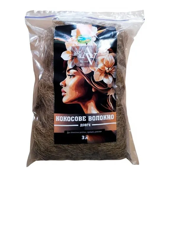 Кокосовое волокно 3л (длинное)Файна земля AV No Brand (374972119)