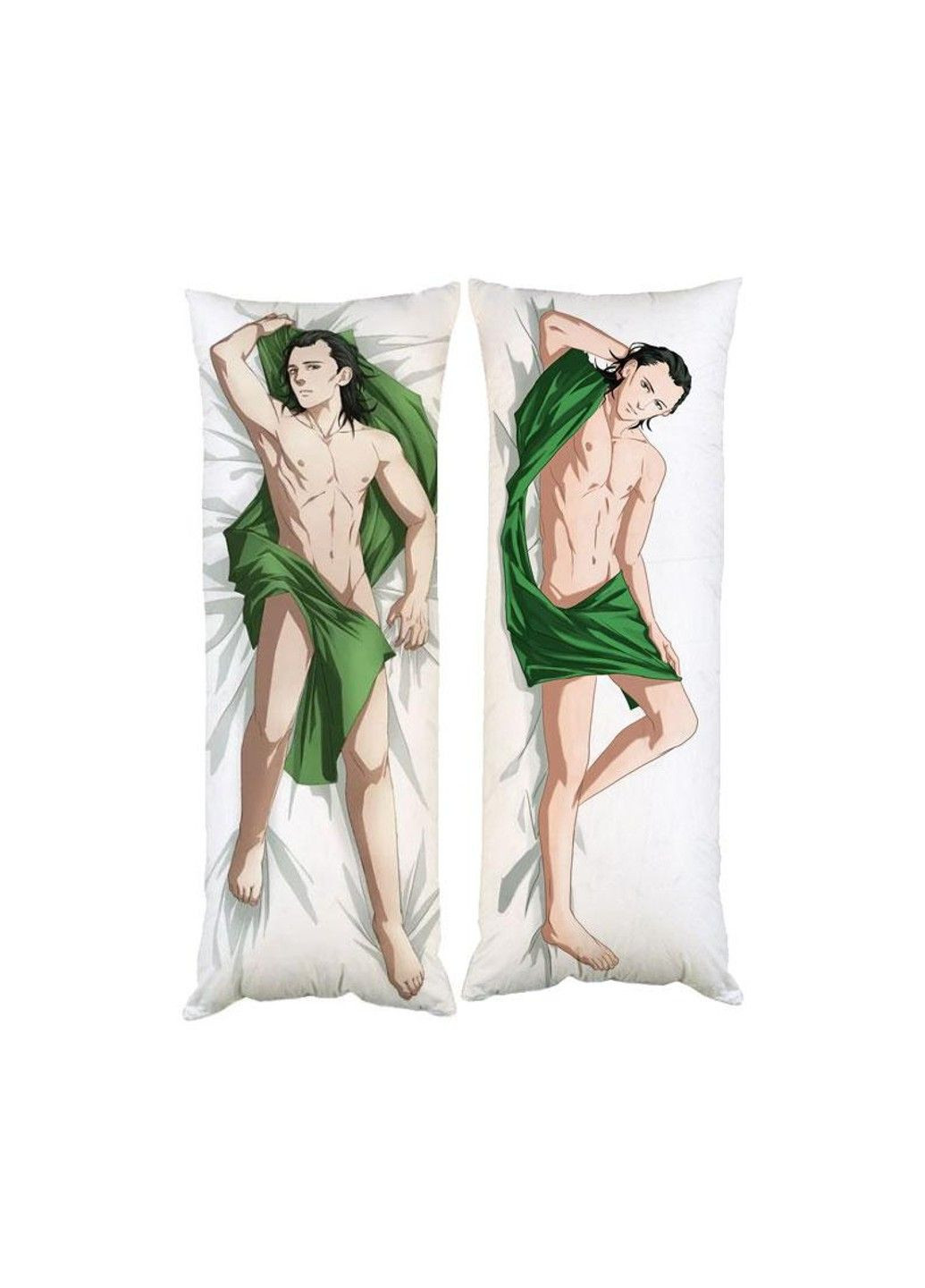 Подушка дакимакура Локи Мстители Tom Hiddleston декоративная ростовая подушка для обнимания No Brand (329433520)