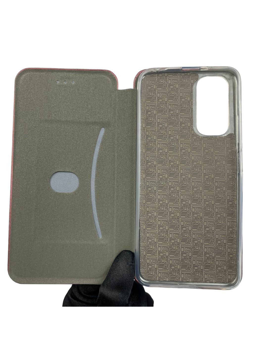 Чехол-книжка для Redmi Note 11S с подставкой на сяоми редми нот 11с бордовая gd1 Xiaomi (366019379)