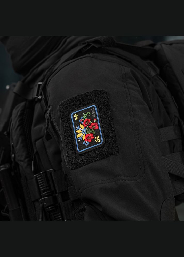 Нашивка Орнамент Мак (вышивка) Black/Yellow/Blue M-TAC (315047999)