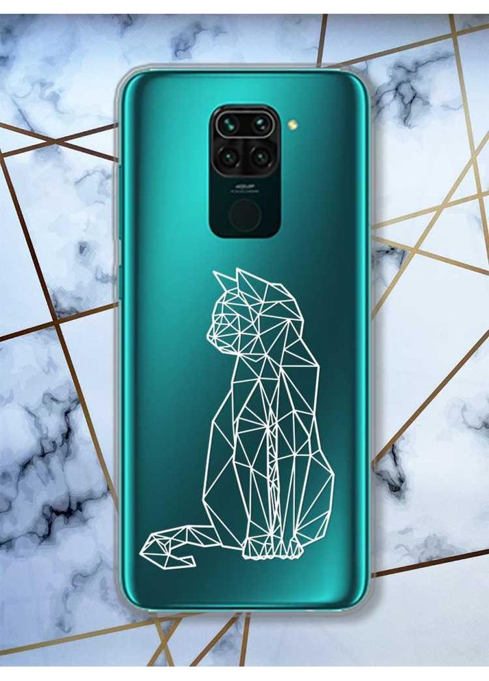 Прозрачный чехол на Xiaomi Redmi Note 9 Кошечка принт 125 Creative (359497149)