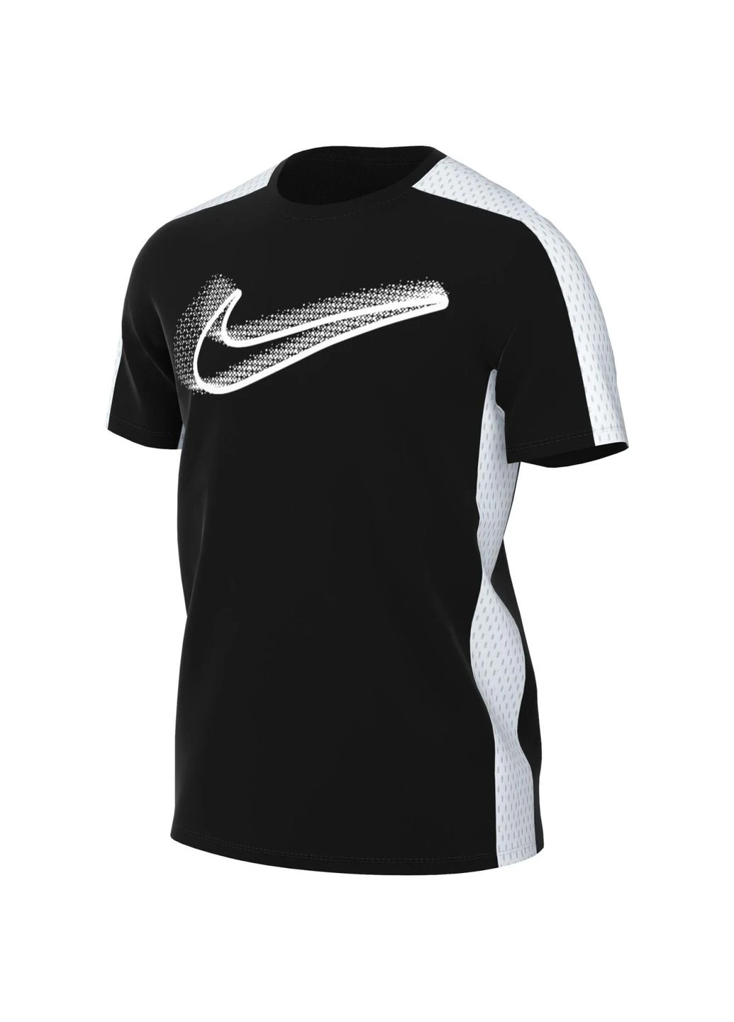 Черная футболка черно-белая fz0408-010 Nike ACADEMY DRI-FIT