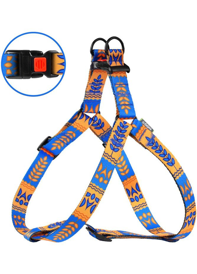 Шлей Колосок обхват грудної клітки 26-40 см ширина 10 мм (2100103030015) Hi Dog (320761018)