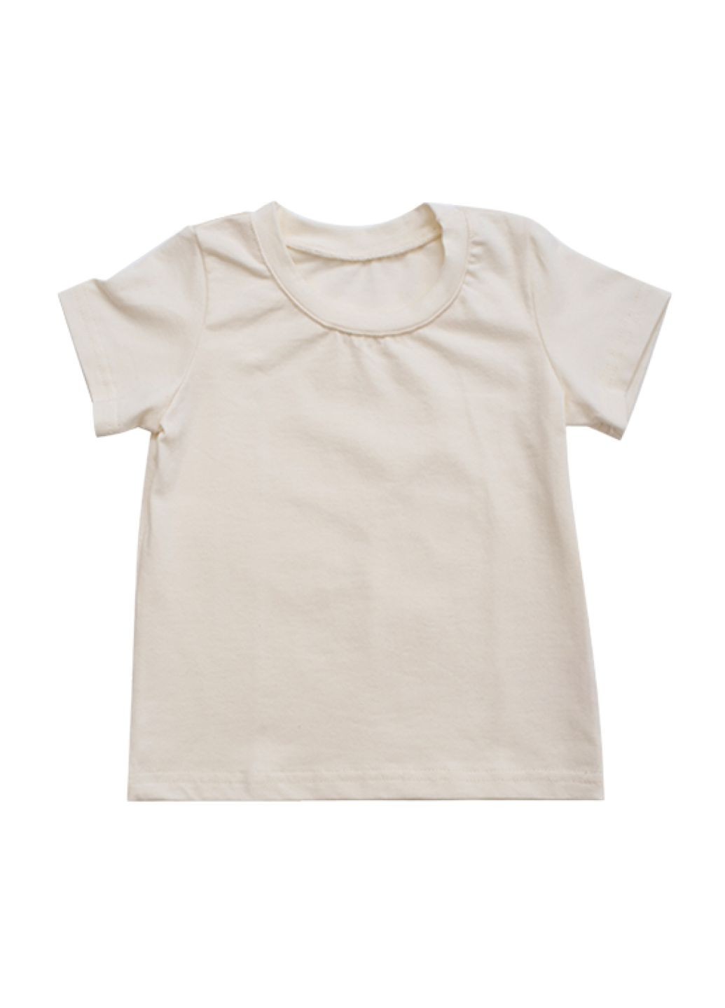 Молочна демісезонна футболка дитяча Malwel